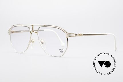 MCM München 6 XL Luxus Titan Brille, dennoch leicht & komfortabel, da reines TITAN, Passend für Herren