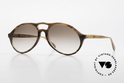 Bugatti 64852 Echt Büffelhorn Brille Vintage Details