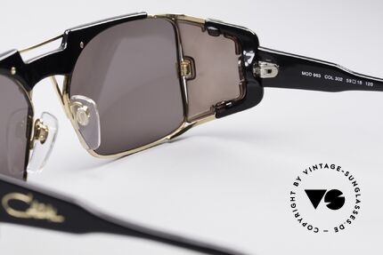 Cazal 963 Old School Hip Hop Brille, Größe: large, Passend für Herren und Damen