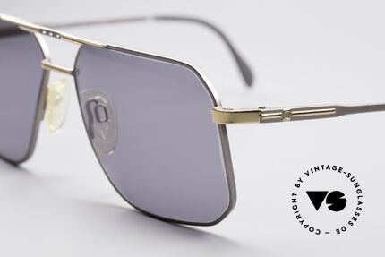 Neostyle Academic 430 Vintage 80er Sonnenbrille, Metall-Fassung mit flexiblen Federscharnieren, Passend für Herren