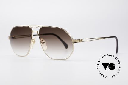 Roman Rothschild R12 Vergoldete Luxus Sonnenbrille, entsprechend hohe Qualität dieses 80er Jahre Modells, Passend für Herren