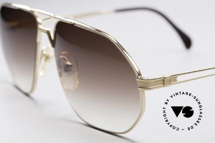 Roman Rothschild R12 Vergoldete Luxus Sonnenbrille, ungetragenes Einzelstück (inkl. Etui von MONT BLANC), Passend für Herren