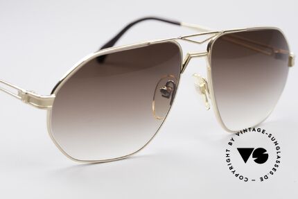 Roman Rothschild R12 Vergoldete Luxus Sonnenbrille, KEINE Retrobrille, sondern ein kostbares altes Original, Passend für Herren