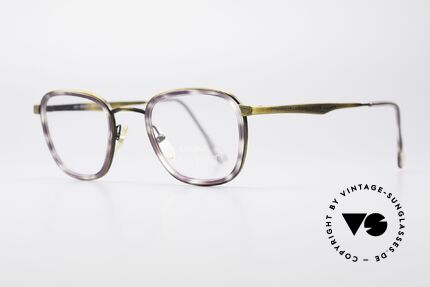 ProDesign Denmark Club 88A Vintage Brille, Brücke & Metallbügel mit aufwändigen Gravuren, Passend für Herren