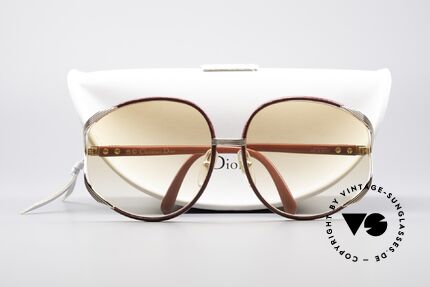 Christian Dior 2250 Rihanna Leder Sonnenbrille, ungetragenes Unikat + Dior Etui & 1 Paar extra Gläser!, Passend für Damen