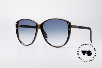 Christian Dior 2277 XL 70er Damen Sonnenbrille, zauberhafte XXL Damen-Sonnenbrille von C. DIOR, Passend für Damen