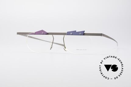 Chai TB1 Kunstvolle Vintage Brille, außergewöhnliche CHAI vintage Brillen-Fassung, Passend für Herren und Damen
