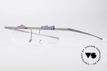 Chai TB1 Kunstvolle Vintage Brille, großartige, rahmenlose Brille (mal was anderes), Passend für Herren und Damen