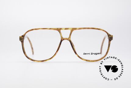 Terri Brogan 8673 Optyl Vintage Brille, absolute Top-Qualität von Optyl (muss man fühlen), Passend für Herren
