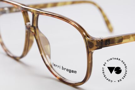 Terri Brogan 8673 Optyl Vintage Brille, sehr komfortabel und glänzt nach 25 Jahren wie neu, Passend für Herren
