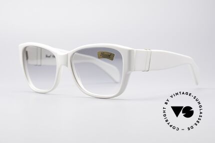 Persol 69218 Ratti Don Johnson Sonnenbrille, enorm seltene weiße Ausführung (echtes Sammlerstück), Passend für Herren und Damen