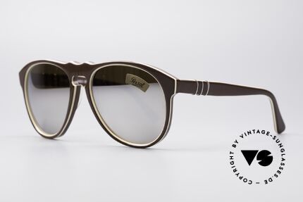 Persol 649/3 Ratti Sport Steve McQueen Brille, extrem sehr seltene 'Sport Edition' (Sammlerstück), Passend für Herren