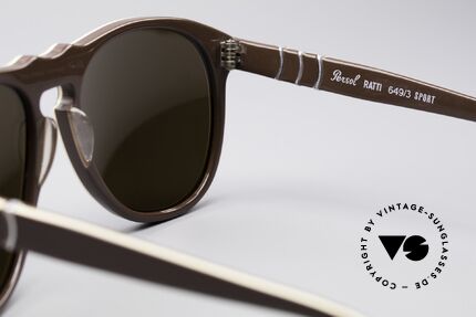 Persol 649/3 Ratti Sport Steve McQueen Brille, ungetragenes Einzelstück von 1981 (kostbare Rarität), Passend für Herren