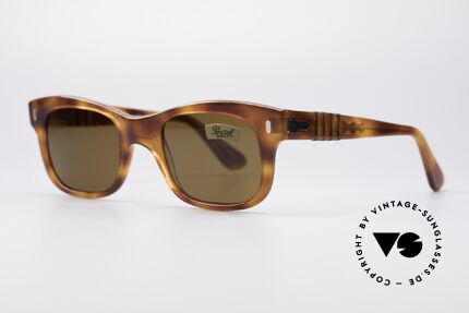 Persol 852 Ratti Klassische 80er Sonnenbrille, absolute Top-Qualität (Persol Mineralgläser, 100% UV), Passend für Herren und Damen