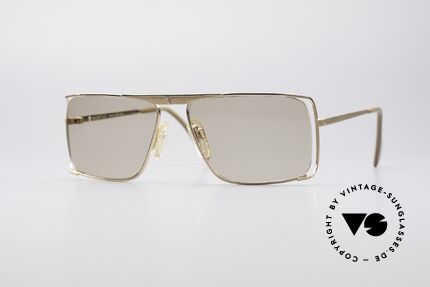 Neostyle Boutique 640 Eckige Vintage Sonnenbrille, sehr markante Neostyle vintage Designer-Sonnenbrille, Passend für Herren und Damen