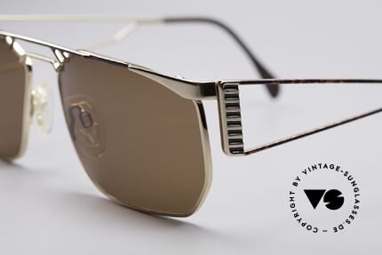 Neostyle Jet 212 Vintage 80er Sonnenbrille, subtile Lackierung in einem kastanienbraunen Muster, Passend für Herren