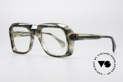 Neostyle Task 3 70er Old School Vintage Brille, grün-bräunlicher Farbton in einer Art 'camouflage', Passend für Herren