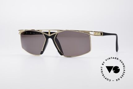 Cazal 962 Sportliche Designer Brille, sportlich schicke Cazal Designersonnenbrille der 90er, Passend für Herren und Damen