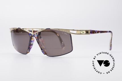 Cazal 962 90er Vintage Sonnenbrille, tolle Kombination v. Farbkonzept, Design & Materialien, Passend für Herren und Damen