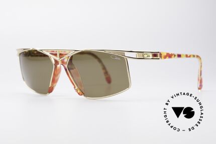 Cazal 962 Sportliche Vintage Brille, tolle Kombination v. Farbkonzept, Design & Materialien, Passend für Herren und Damen