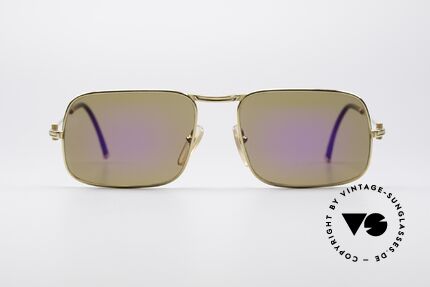 Boucheron 111.S 90er Luxus Sonnenbrille, Golddoublé-Fassung im 40/1000 Mischverhältnis, Passend für Herren