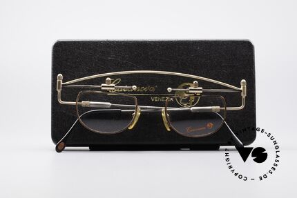 Casanova MTC-11 Limitierte Kunstbrille, eine ca. 25 Jahre alte, ungetragene vintage Rarität, Passend für Herren und Damen