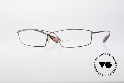 Bugatti 201 Odotype Herren Designer Brille, ORIGINAL high-tech Bugatti Brillenfasssung, Passend für Herren