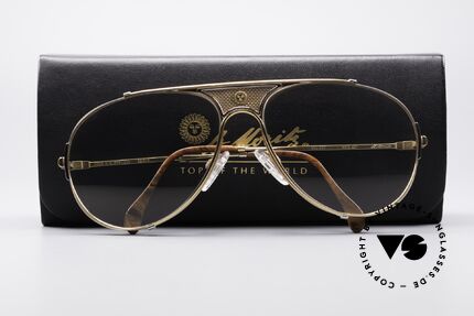 St. Moritz 401 Seltene Jupiter Sonnenbrille, ungetragenes Modell in Gr. 62/16 mit original SM Etui, Passend für Herren