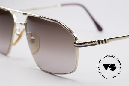 Yves Saint Laurent Aeson Vintage Sonnenbrille, sehr breite Fassung (148mm) mit subtilem Farbmuster, Passend für Herren