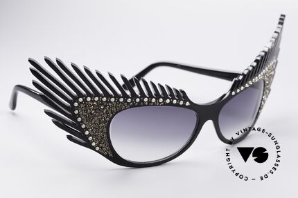 Alain Mikli MYSTERY 80er Haute Couture Brille, Designerstück von ca.1980 in exzellentem Zustand, Passend für Damen