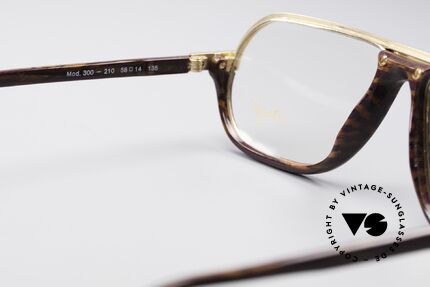 Davidoff 300 Kleine Herren Vintage Brille, altes Unikat in Größe 58/14 kann beliebig verglast werden, Passend für Herren