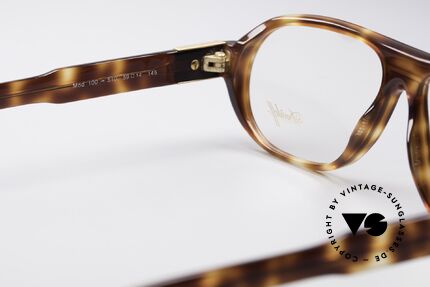 Davidoff 100 90er Herren Vintage Brille, die Demogläser können durch optische ersetzt werden, Passend für Herren
