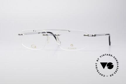 Aigner EA499 Randlose Vintage Brille, Aigner EA499 vintage Designer-Designerbrillenfassung, Passend für Herren