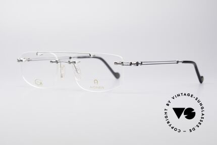 Aigner EA499 Randlose Vintage Brille, enorm hochwertiges Modell & sehr angenehm zu tragen, Passend für Herren