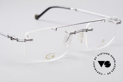 Aigner EA499 Randlose Vintage Brille, KEINE RETROBRILLE, ein 90er Jahre Original + DS Etui, Passend für Herren