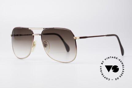 Neostyle Academic 230 80er Vintage Sonnenbrille, edle Lackierung in braun-bronze-gold Verlauf, Passend für Herren