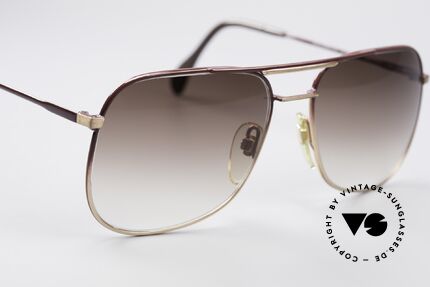Neostyle Academic 230 80er Vintage Sonnenbrille, zudem braune Verlaufsgläser (100% UV Schutz), Passend für Herren