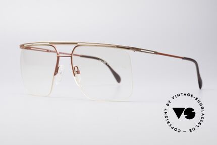 Neostyle Jet 12 Echt Vintage No Retro Brille, Gläser sind mit einem Nylor-Faden fixiert / gefasst, Passend für Herren