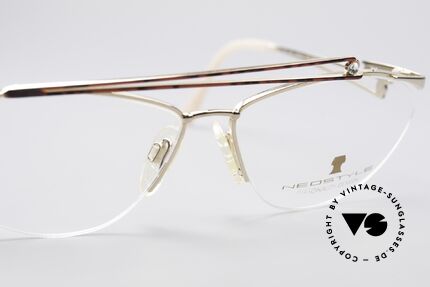 Neostyle Jet 221 Schmuckstein Vintage Brille, ungetragen (wie alle unsere vintage Neostyle Brillen), Passend für Damen