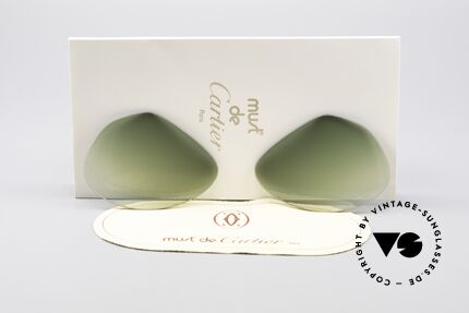 Cartier Vendome Lenses - L Sonnengläser Grün Verlauf Details