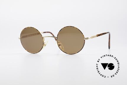 John Lennon - Revolution Kleine Runde Vintage Brille, original 'JOHN LENNON COLLECTION' Sonnenbrille, Passend für Herren und Damen