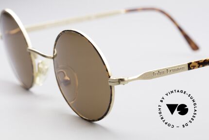 John Lennon - Revolution Kleine Runde Vintage Brille, typisch unverwechselbarer 1960er-70er Hippie Look, Passend für Herren und Damen