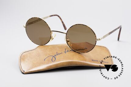 John Lennon - Revolution Kleine Runde Vintage Brille, ungetragen (wie all unsere vintage JL Sonnenbrillen), Passend für Herren und Damen