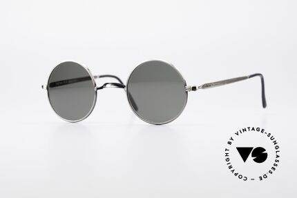 John Lennon - The Walrus Kleine Runde Vintage Brille, original 'JOHN LENNON COLLECTION' Sonnenbrille, Passend für Herren und Damen