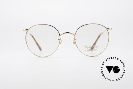 Savile Row Panto 49/20 John Lennon Vintage Brille, klassisch runde vintage Panto-Brille aus den 80ern, Passend für Herren