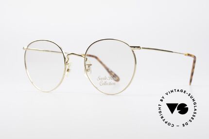 Savile Row Panto 49/20 John Lennon Vintage Brille, feinste Fertigungsqualität aus England (gold-filled), Passend für Herren