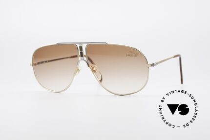 Jaguar 701 Rare 80er Sonnenbrille, vintage 80er Jaguar Sonnenbrille im 'Aviator-Design', Passend für Herren