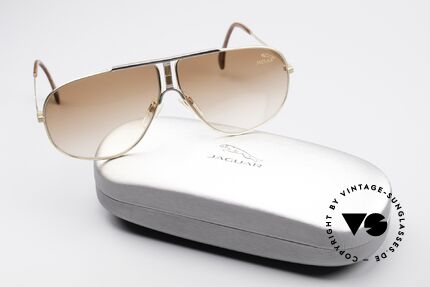 Jaguar 701 Rare 80er Sonnenbrille, auf 229€ reduziert, da MINI-Kratzerchen linkes Glas, Passend für Herren