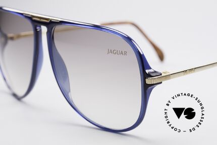 Jaguar 761 Rare Herren Sonnenbrille, braune Verlaufsgläser (100% UV) mit dem Jaguar-Logo, Passend für Herren