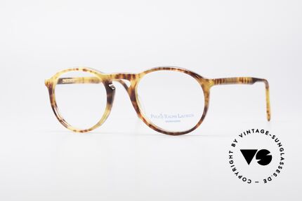 Ralph Lauren 64 Rare Panto Herrenbrille, zeitlose Ralph Lauren vintage Designer-Brillenfassung, Passend für Herren